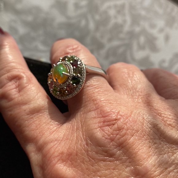 🌷ETHIOPIAN WELO OPAL 🌷RING - Picture 6 of 10